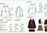 create leather goods tech pack for purse wallet and a designer belt tech pack